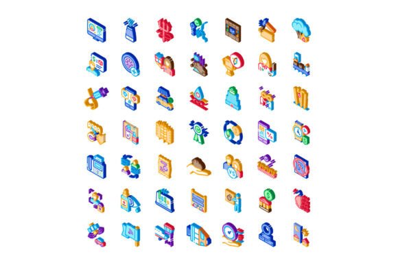Business, Technology, Service Icons Coll