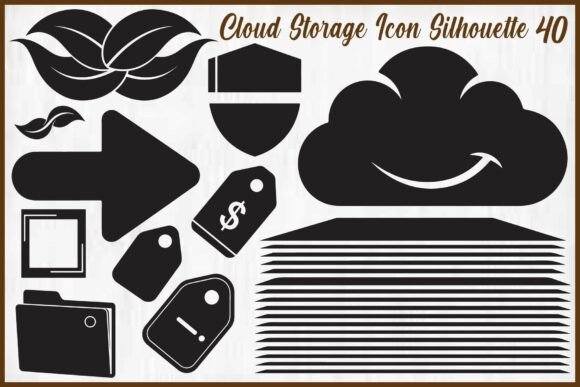 Cloud Storage Icon Silhouettes Bundle: A Practical Asset for Designers, Makers, and Tech Communicators