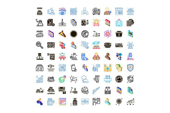 Diverse Modern Concepts Icons Collection: Designing Clarity in a Multidimensional World