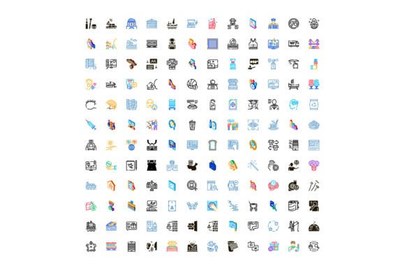 Modern Line & Color Icon Collections: Powering UI/UX, Apps, and Visual Communication
